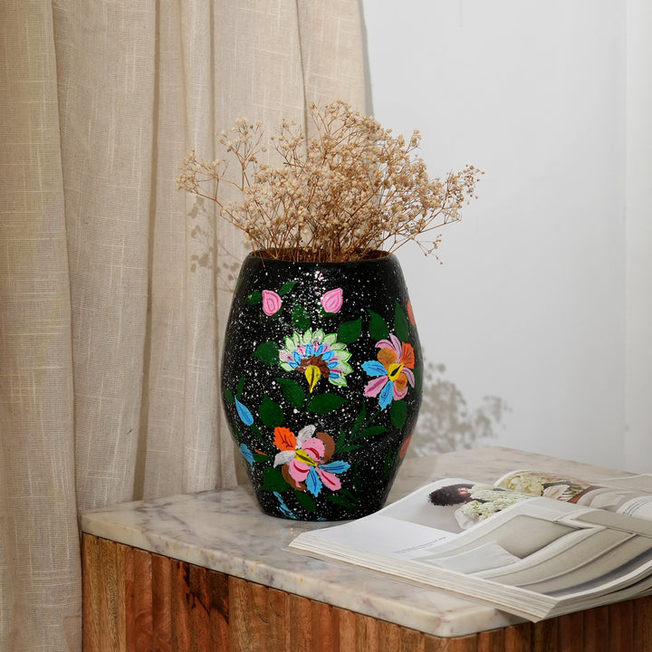 Handcrafted Paper Machie Flower Vase | Elegant, Lightweight & Eco-Friendly