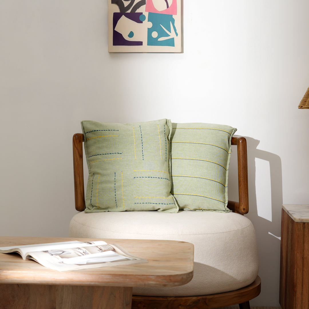 Cotton Pillow Covers - Handwoven Comfort