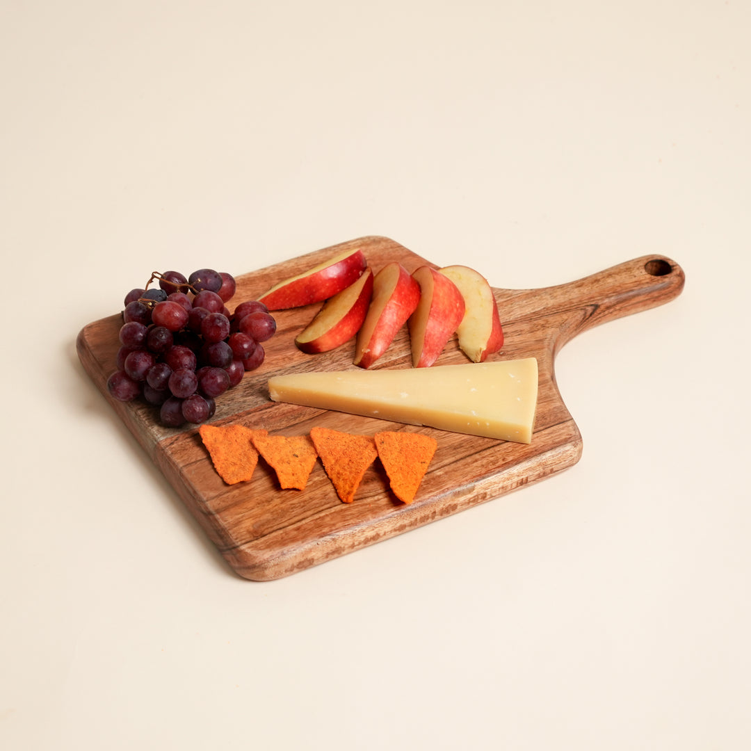 Acacia Wood Chopping Board with Handle, Cutting Board