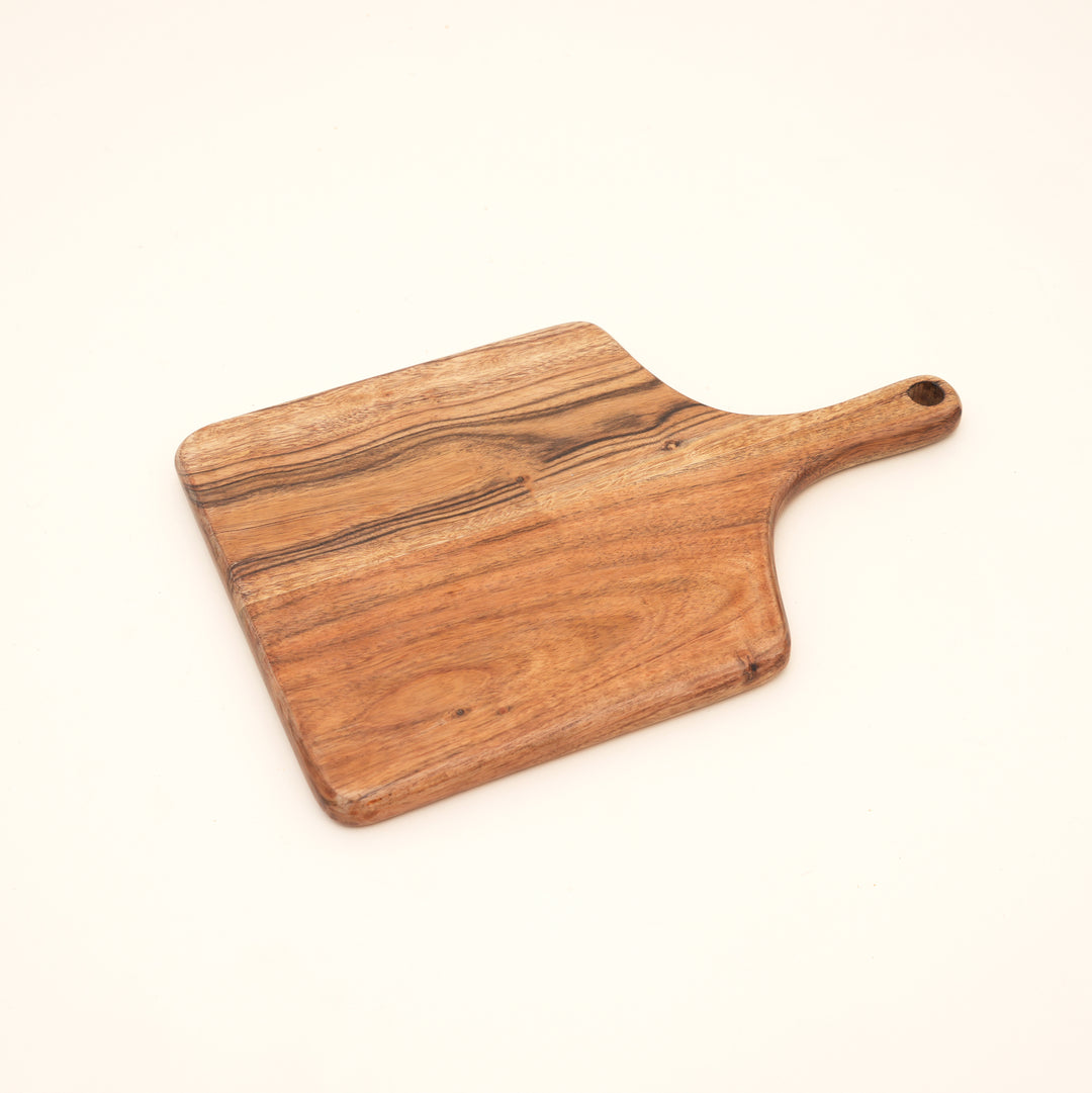 Acacia Wood Chopping Board with Handle, Cutting Board