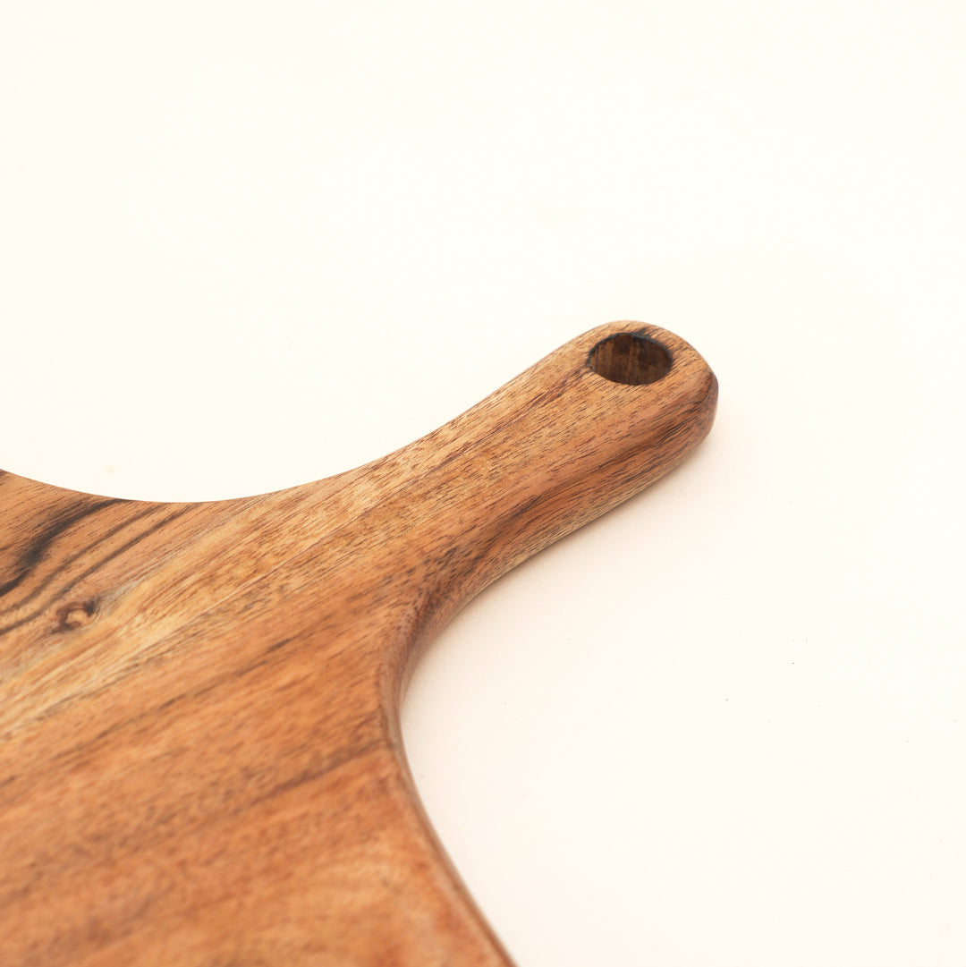 Acacia Wood Chopping Board with Handle, Cutting Board