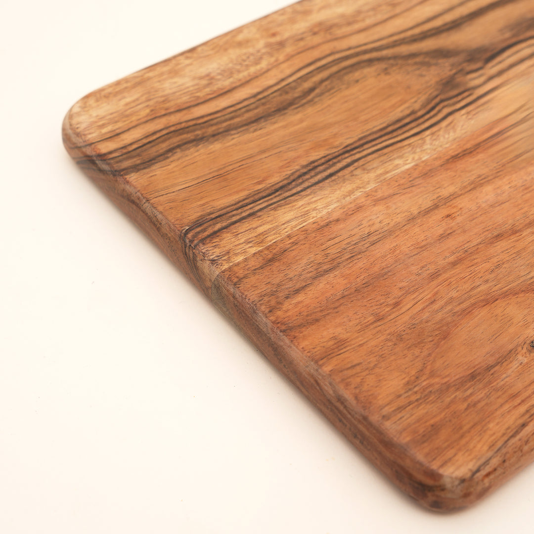 Acacia Wood Chopping Board with Handle, Cutting Board