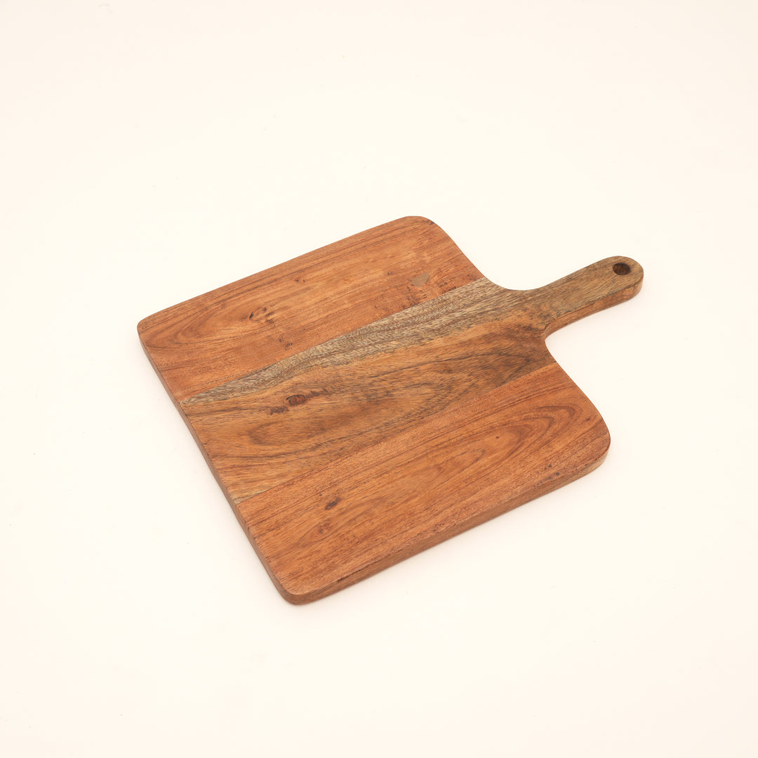 Acacia Wood Chopping Board with Handle, 12x0.75x16"