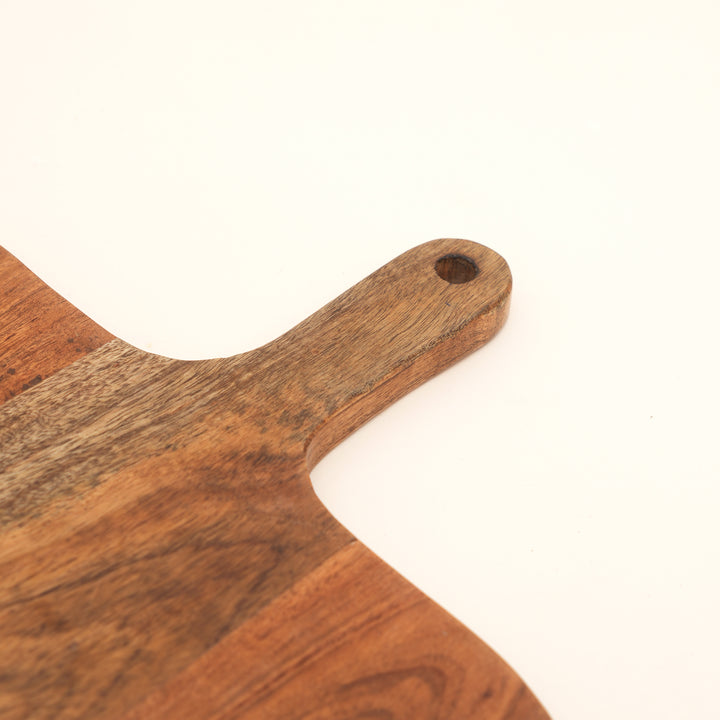 Acacia Wood Chopping Board with Handle, 12x0.75x16"