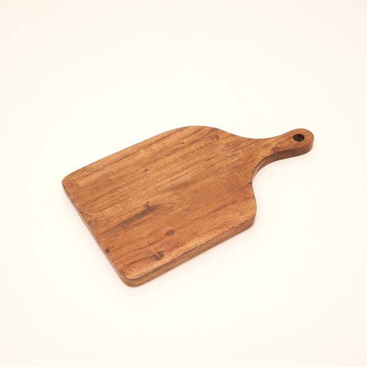Acacia Wood Cutting Board with Handle, Wooden Chopping Board