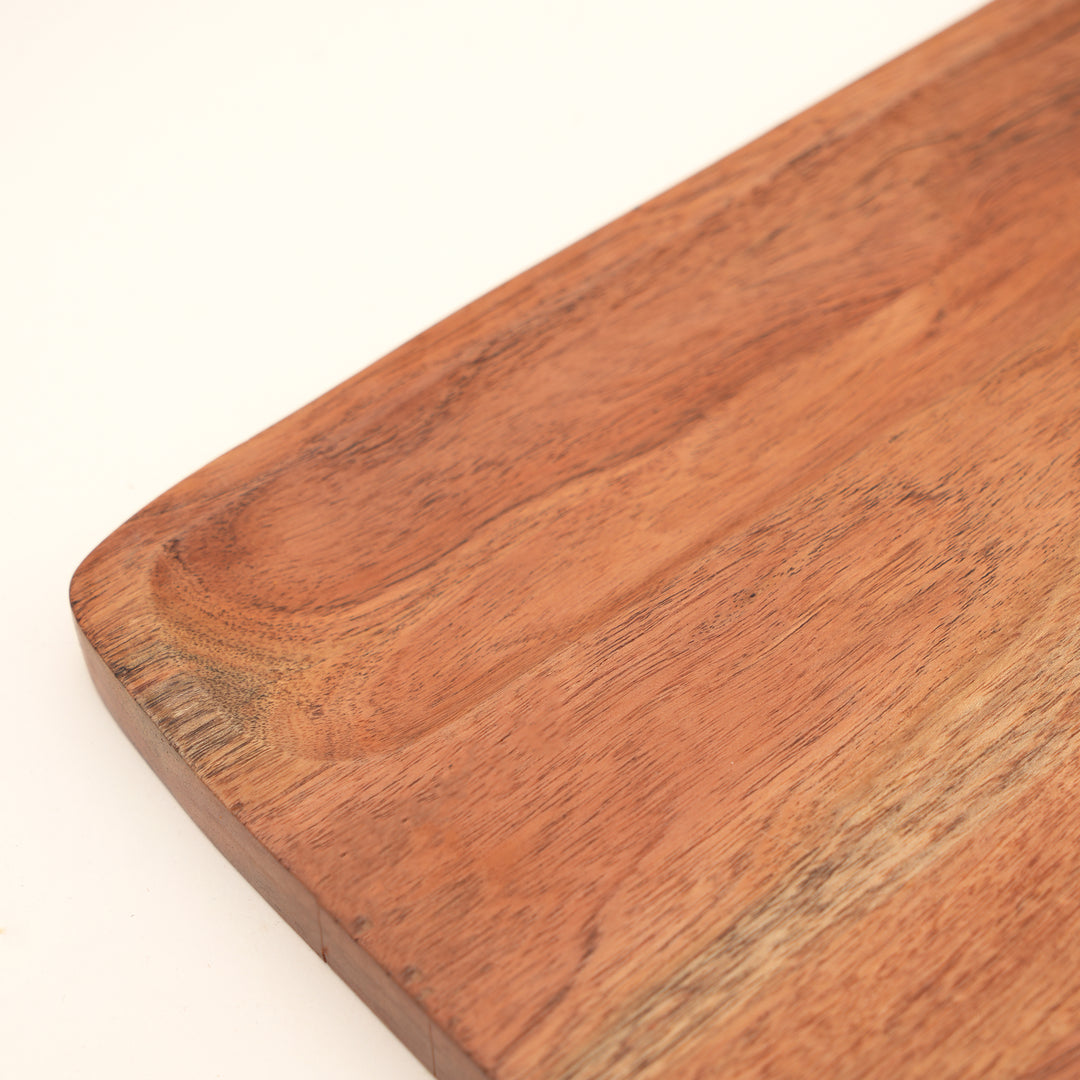 Handmade Acacia Wood Chopping Board with Handle
