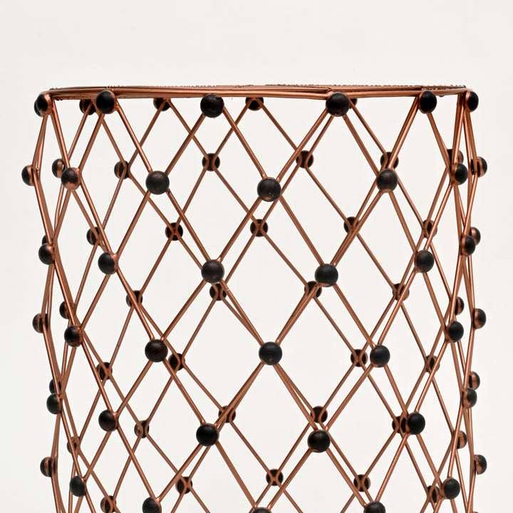 Rustic Charm Wire Nesting Stools–Set of 3 Multi-Use Accent Seats
