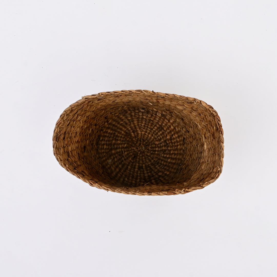 Handwoven Grass Reed Basket | Natural Ecofriendly Basket