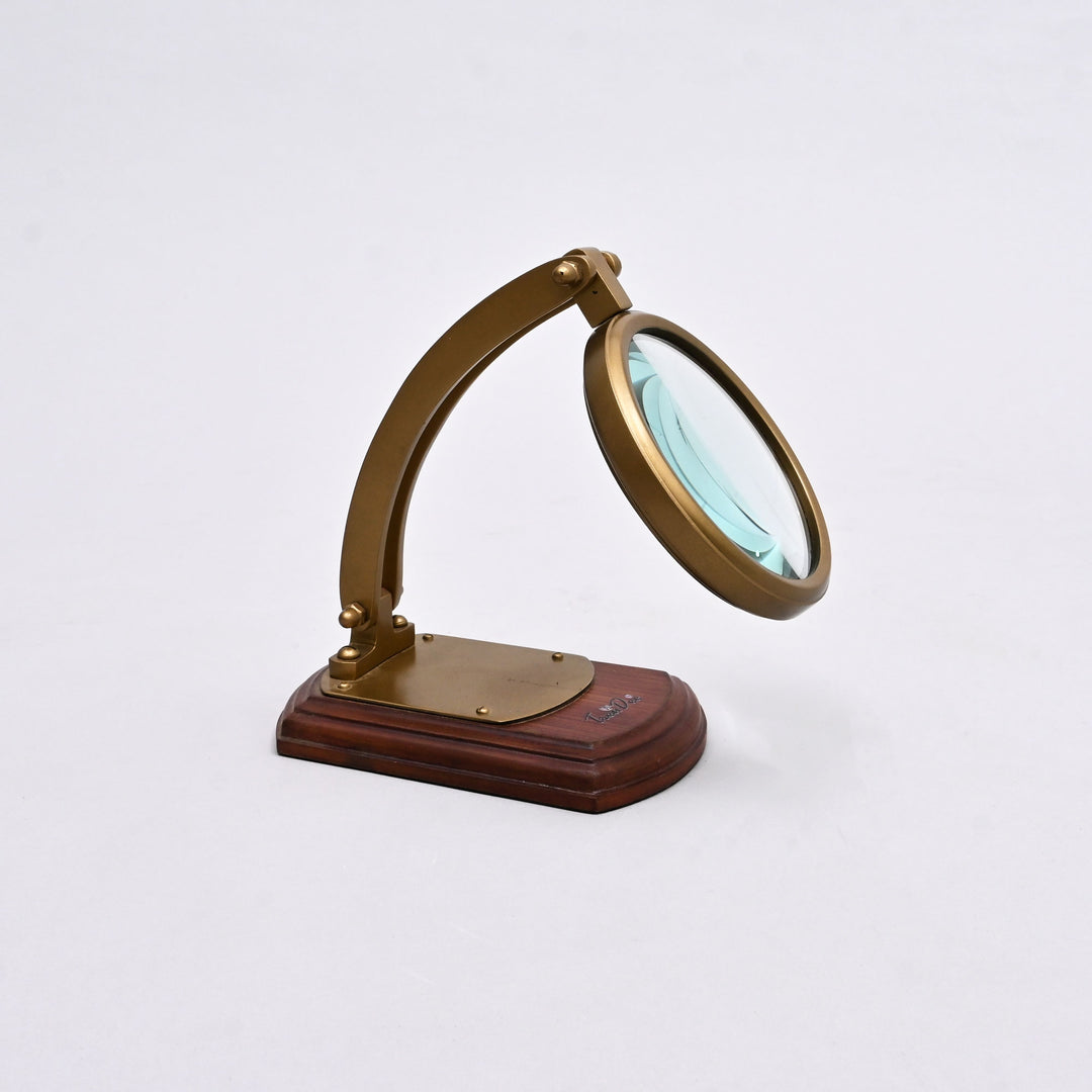 Aluminum Framed Magnifying Glass on MDF Base