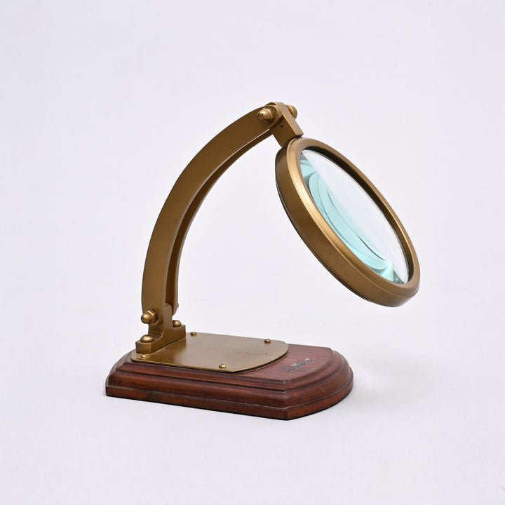 Aluminum Framed Magnifying Glass on MDF Base