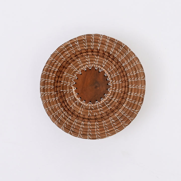Pine Needle Chapati Box | Handcrafted Wood Bread Storage Box