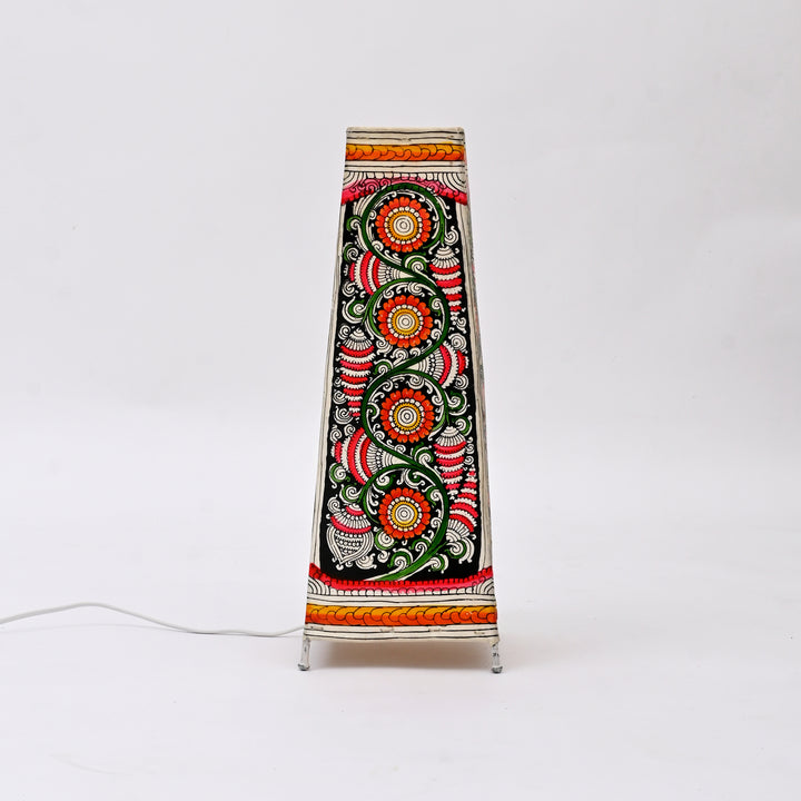 Handcrafted Lamp Shade |  Multicolor | Goat Leather