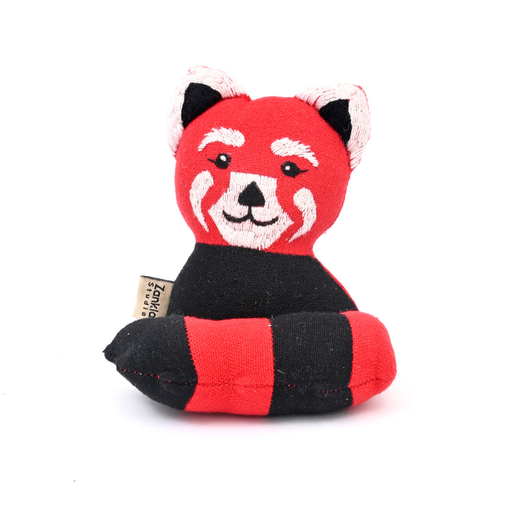 Adorable Handmade Red Panda Plush Toy | Sustainable Play & Unique Decor