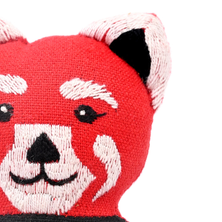 Adorable Handmade Red Panda Plush Toy | Sustainable Play & Unique Decor