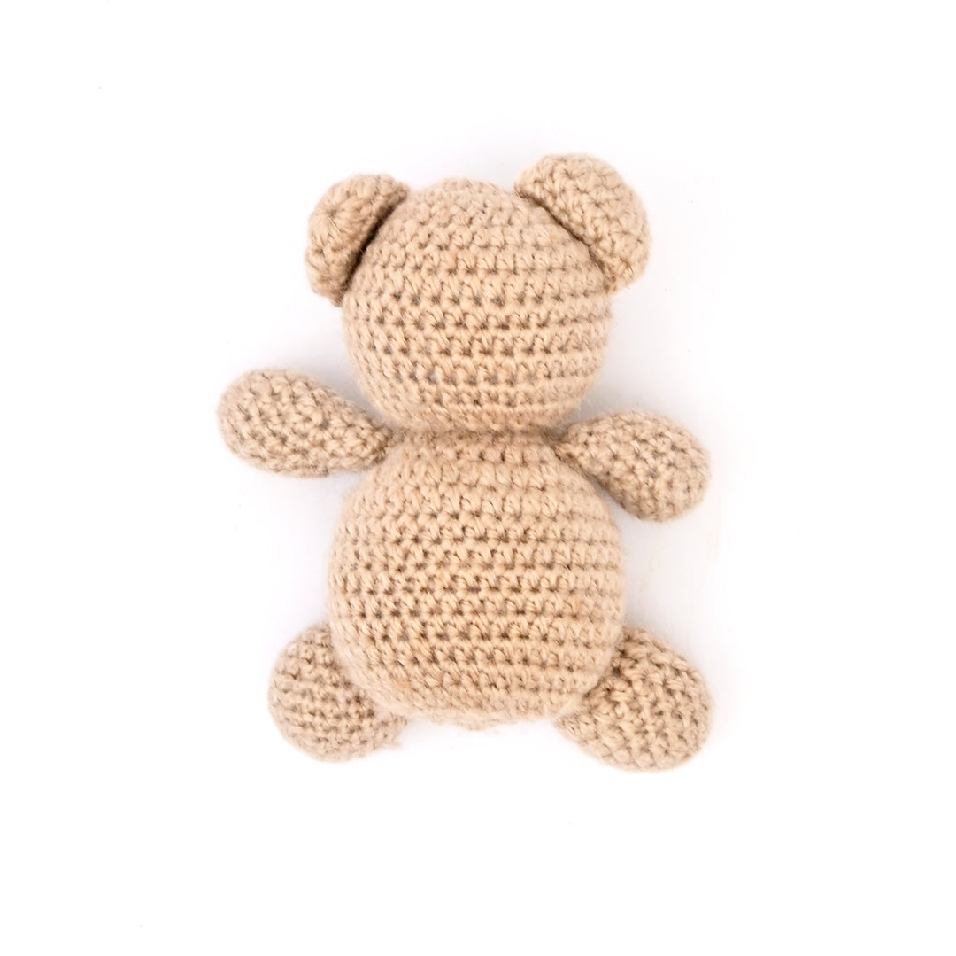 Artisan Crochet Teddy Bear | Soft Woolen Cotton Toy for Gifting