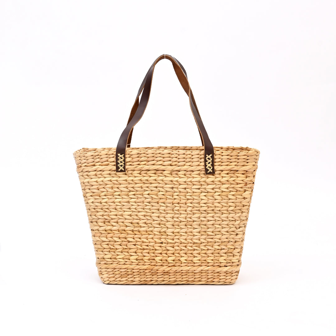 Embroidered Water Reed Fancy Bag | Handcrafted & Ecofriendly