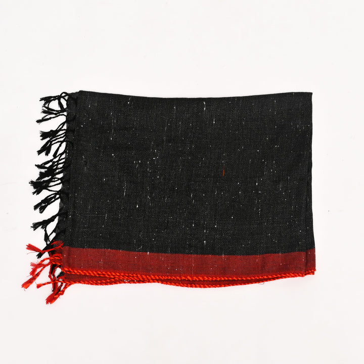 Kulvi Wool Stole | Handwoven Kashmiri Marina Wool with Kullu Motifs