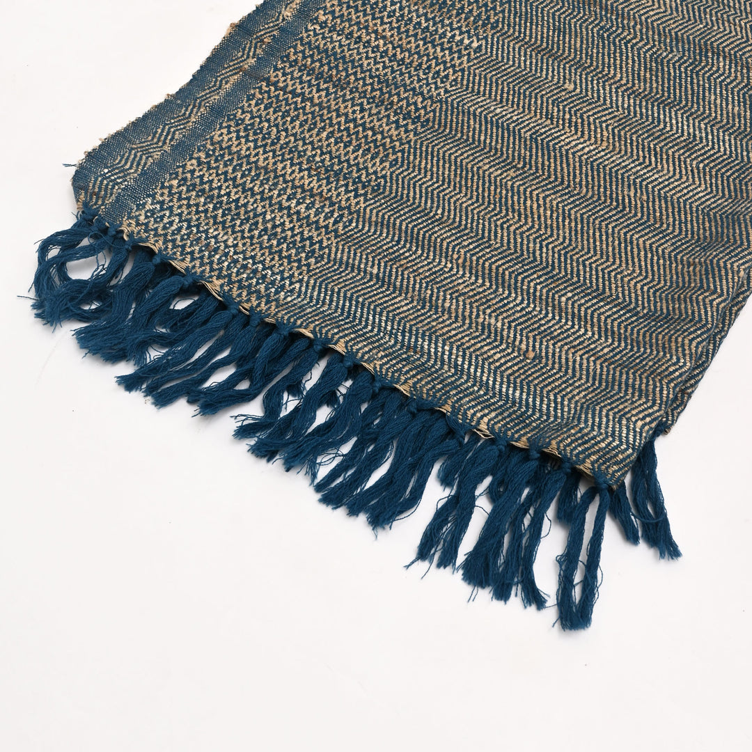 Handwoven Tussar Silk Wool Stole | 74"x26"