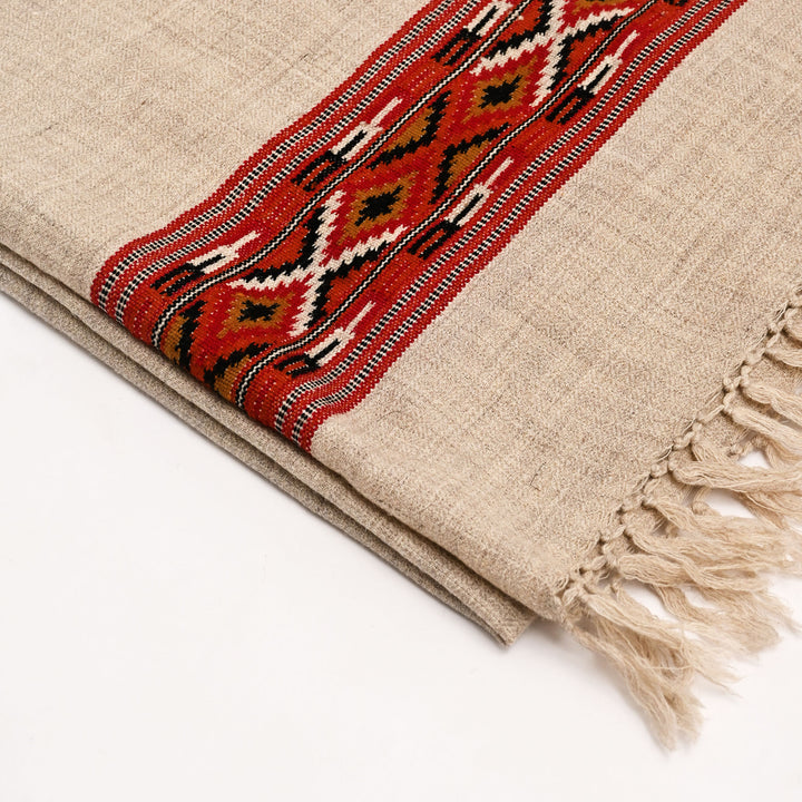 Pashmina Shawl  with Traditional Kullu Weave