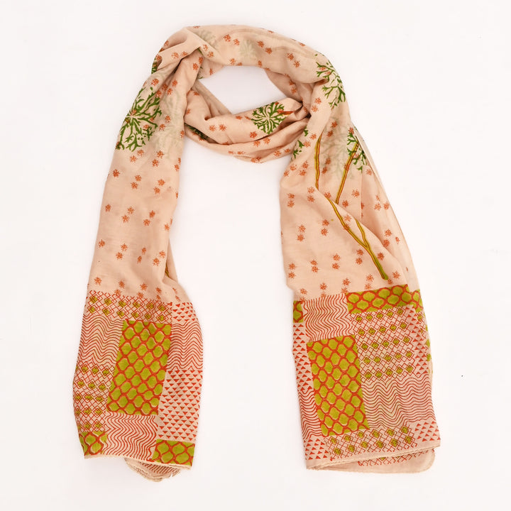 Sanganeri Hand Block Print Scarf