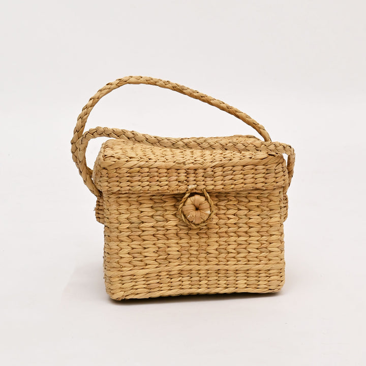 Handwoven Water Reed Makeup Box