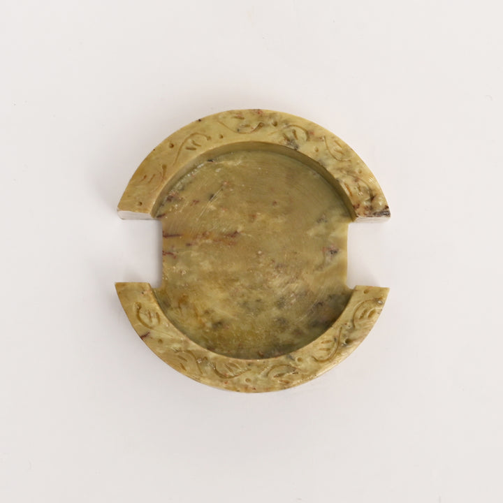 Handcrafted Elephant Soapstone Coaster Set