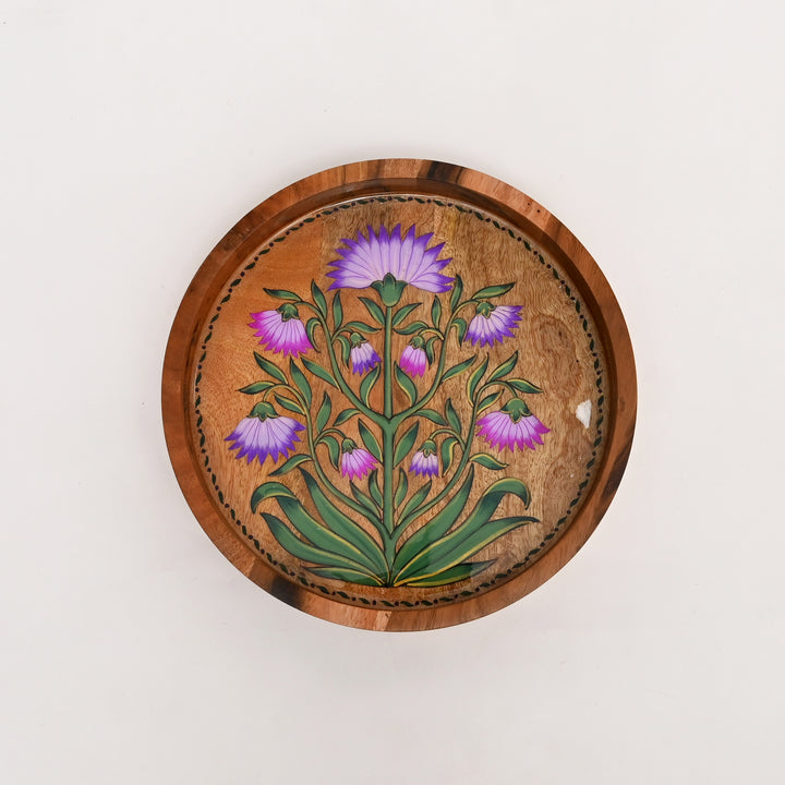 Mango Wood Hand painted Tray | Food Safe