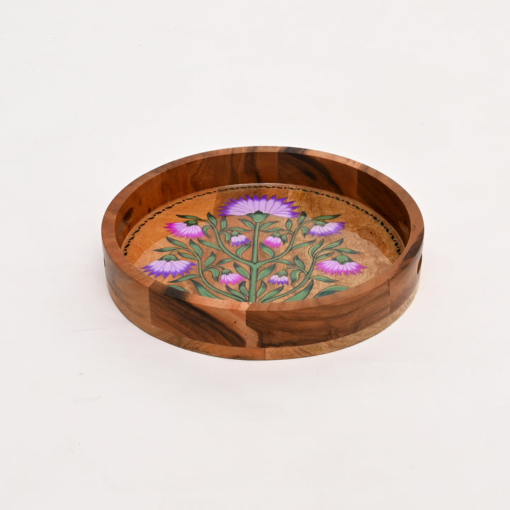 Mango Wood Hand painted Tray | Food Safe