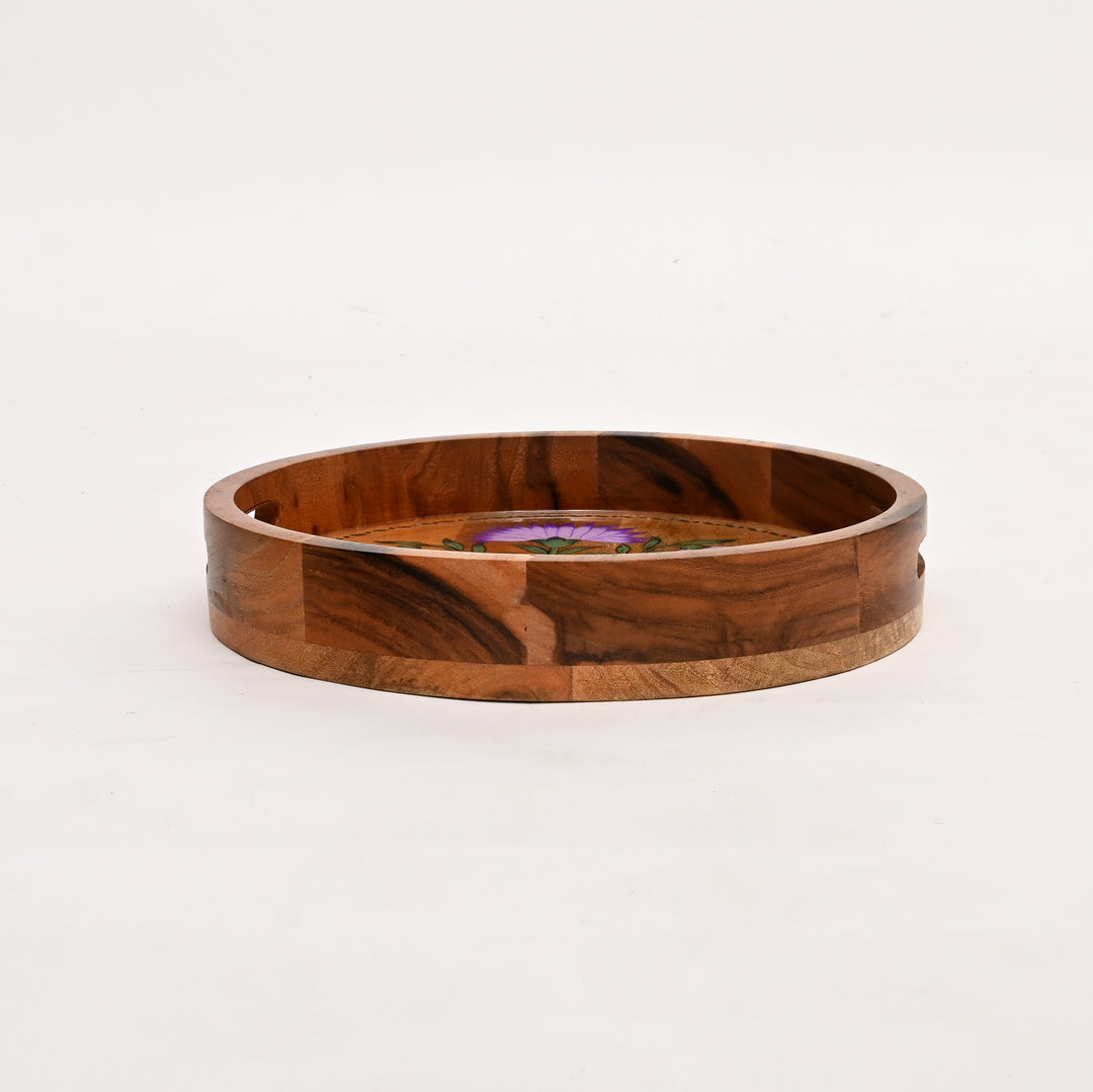 Mango Wood Hand painted Tray | Food Safe