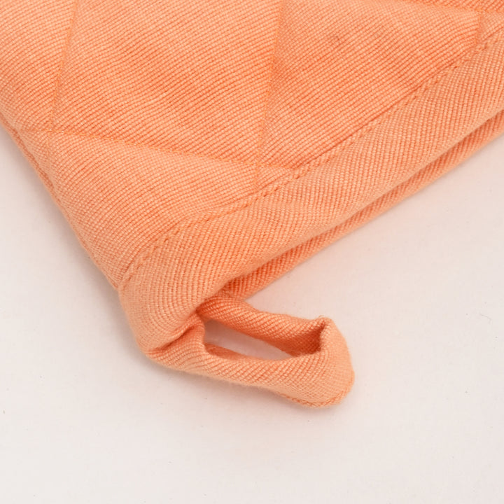 Handloom Cotton Kitchen Glove with Check Pattern, 12"x5"