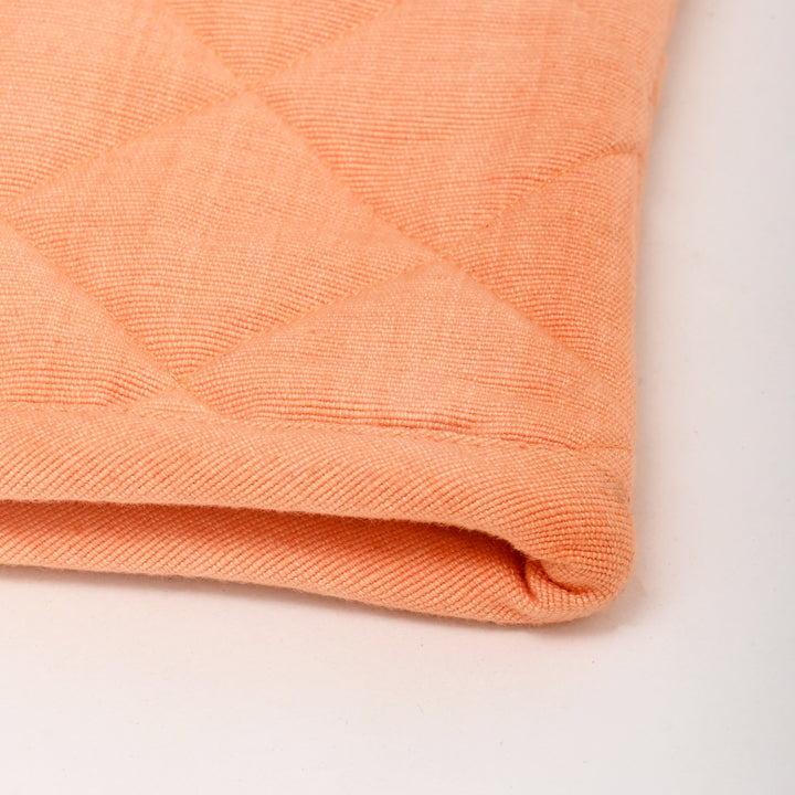 Handloom Cotton Kitchen Glove with Check Pattern, 12"x5"