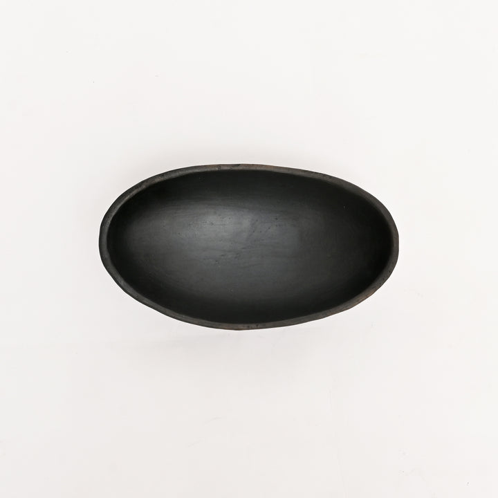 Serpentinite Stone Fruit Bowl | Handcrafted Rustic Clay Serving Bowl