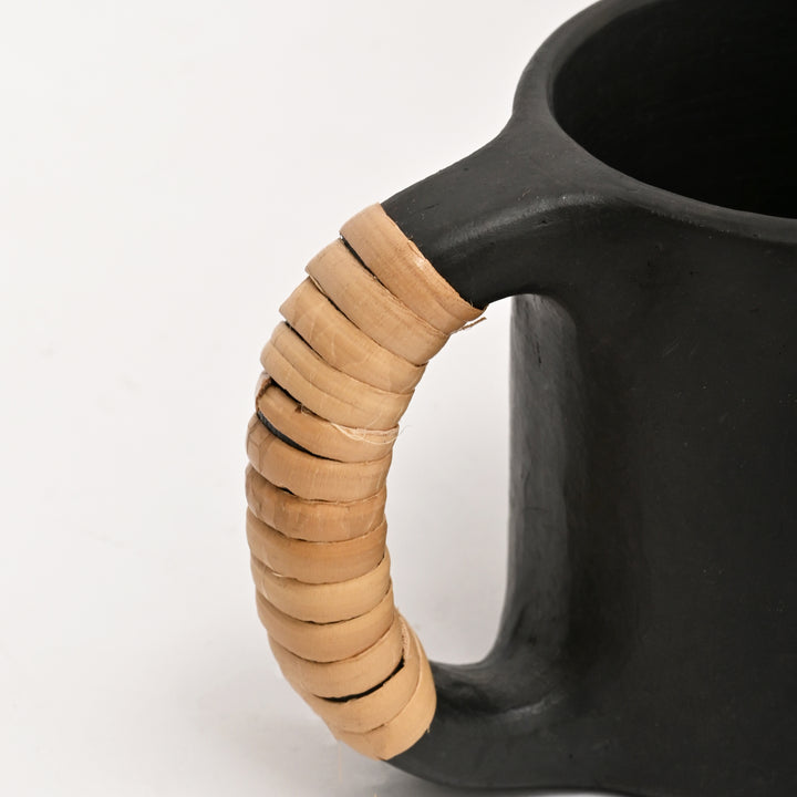 Serpentinite Stone Tea Set with Tray | Natural Clay Teapot Cups Heat Retain