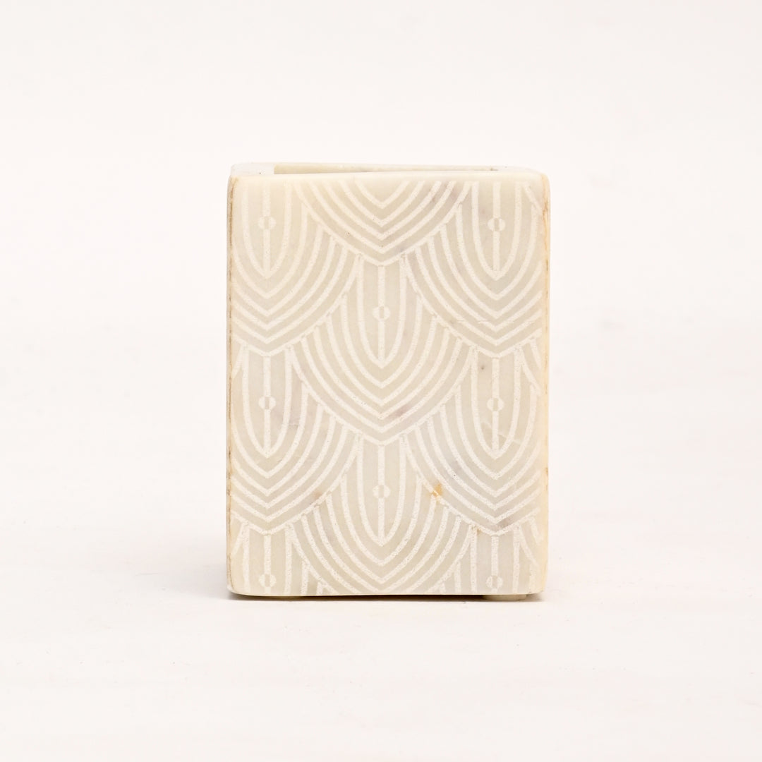 Luxury Marble Bathroom Set | Laser Design & Stone Carving Artistry