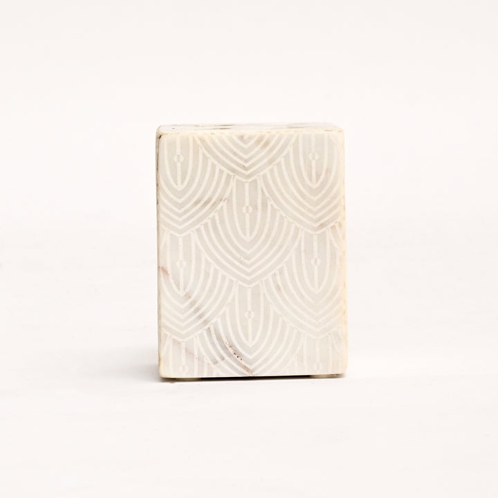 Luxury Marble Bathroom Set | Laser Design & Stone Carving Artistry