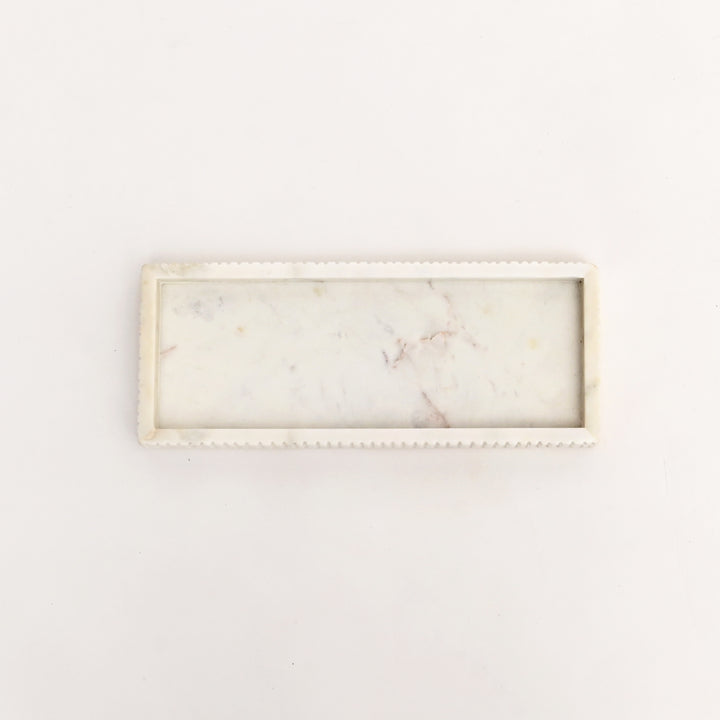 Handcrafted Marble Bathroom Set - Stone Carved & Laser-Engraved Elegance