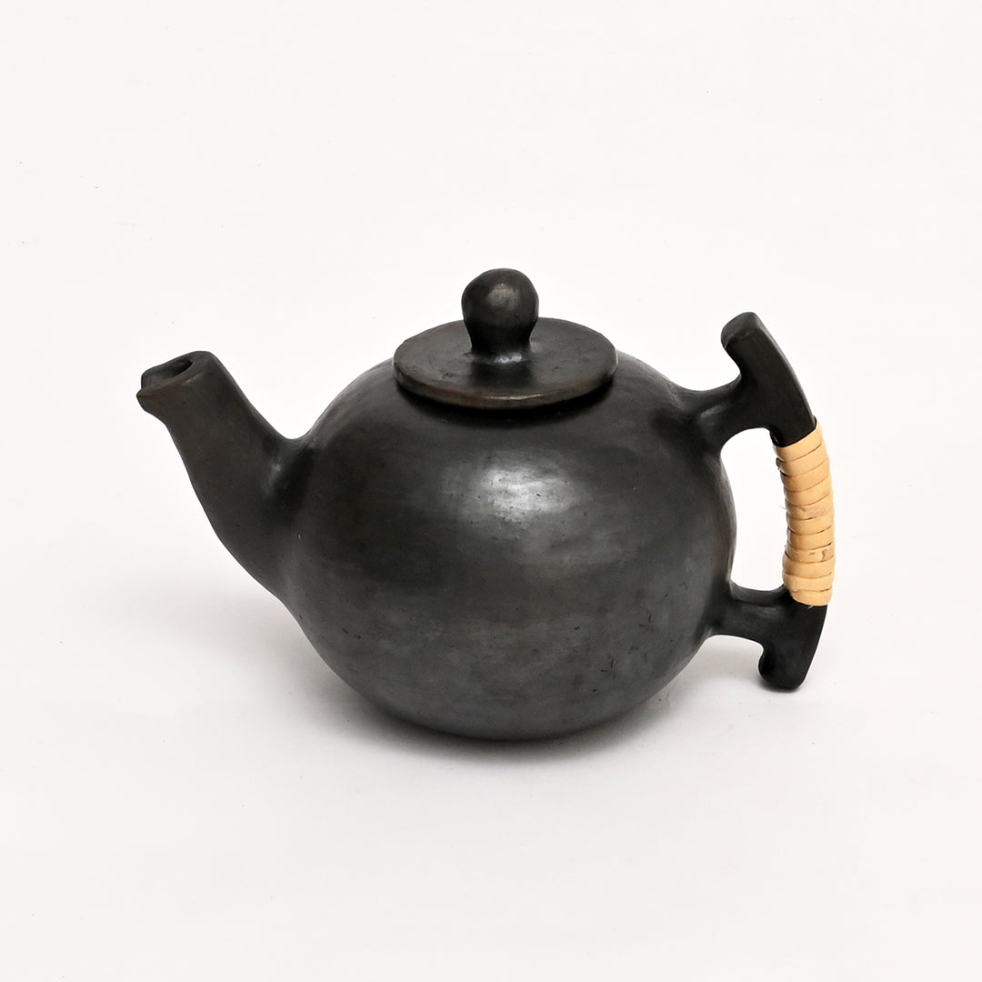 Serpentinite Stone Tea Set with Tray | Natural Clay Teapot Cups Heat Retain