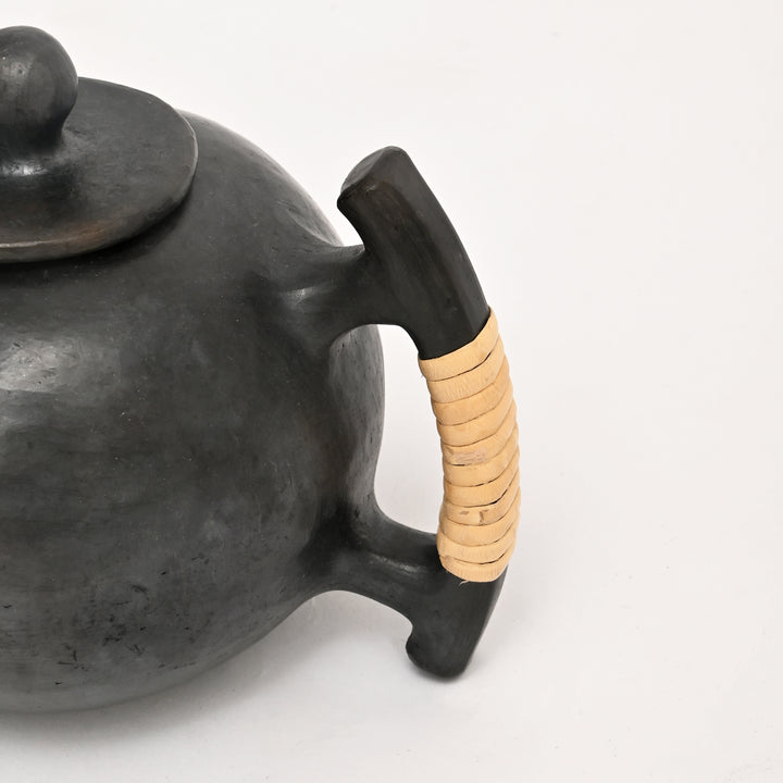 Serpentinite Stone Tea Set with Tray | Natural Clay Teapot Cups Heat Retain