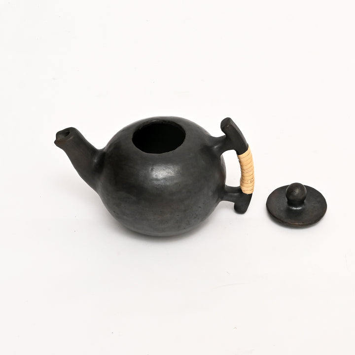 Serpentinite Stone Tea Set with Tray | Natural Clay Teapot Cups Heat Retain