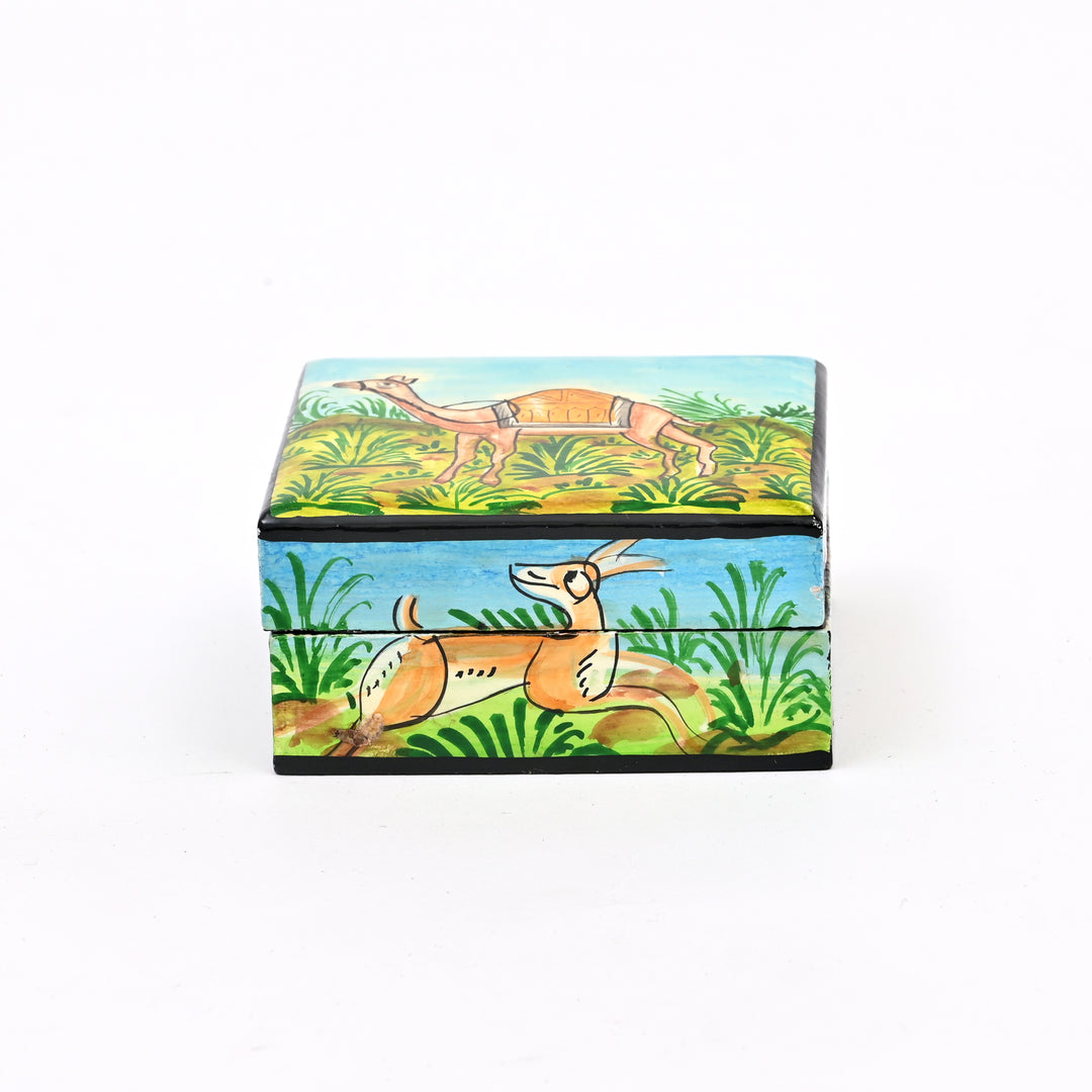 Decorative Hand painted Wood Box-Pack Of 2