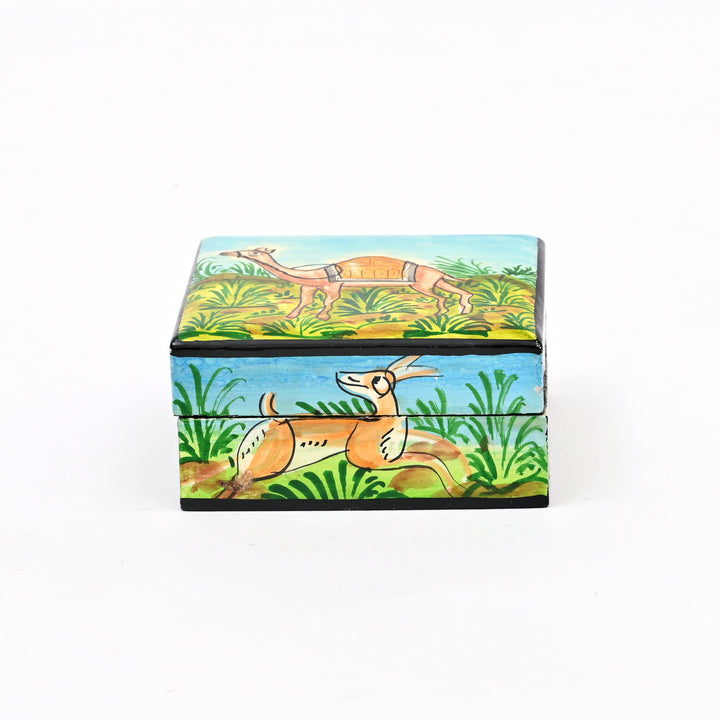 Decorative Hand painted Wood Box-Pack Of 2