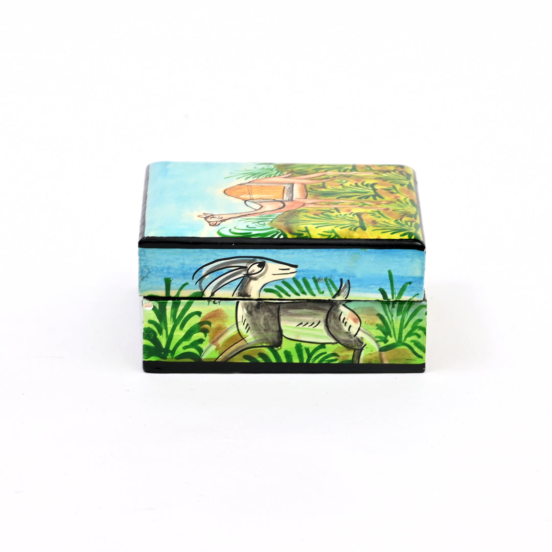 Decorative Hand painted Wood Box-Pack Of 2