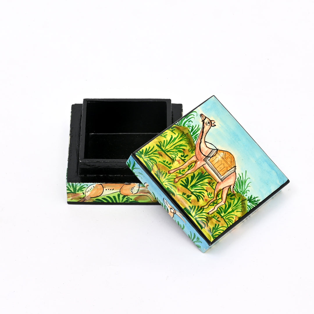 Decorative Hand painted Wood Box-Pack Of 2