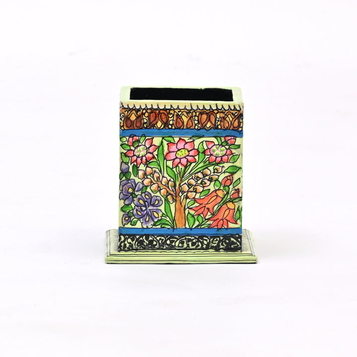 Ecofriendly Paper Pulp Pen Holder | Sustainable Desk Organizer Office