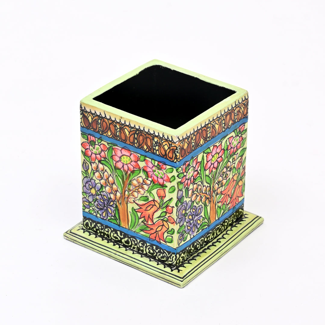 Ecofriendly Paper Pulp Pen Holder | Sustainable Desk Organizer Office