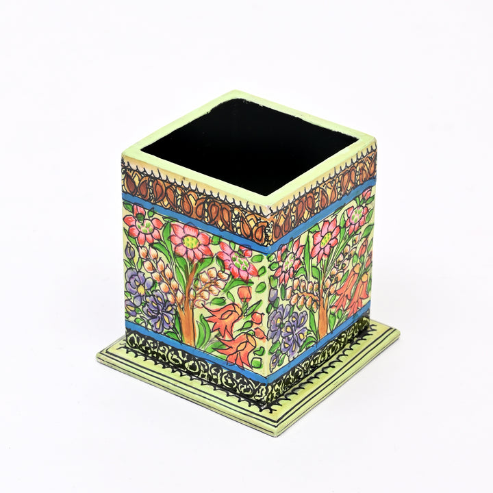 Ecofriendly Paper Pulp Pen Holder | Sustainable Desk Organizer Office