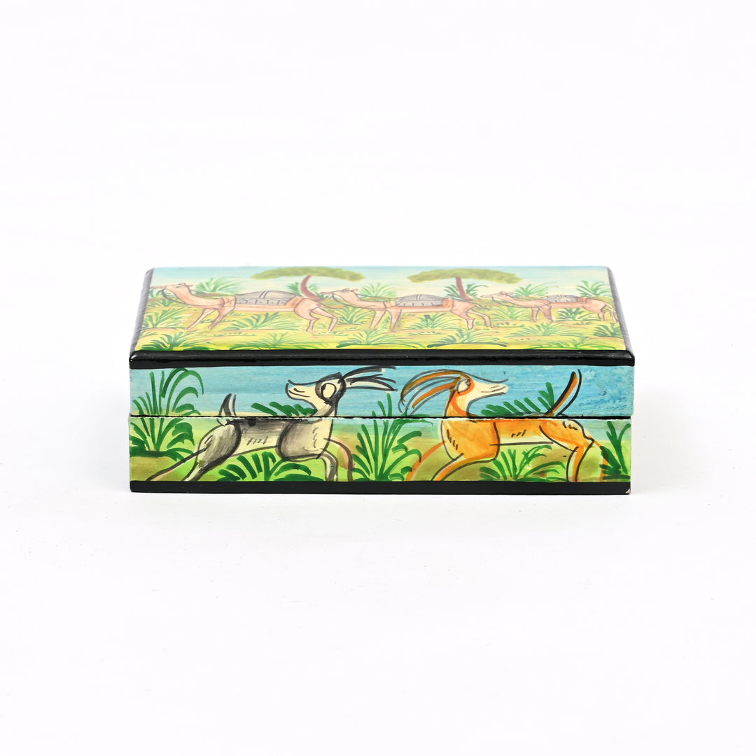 Decorative Hand painted Wood Box-Pack Of 2