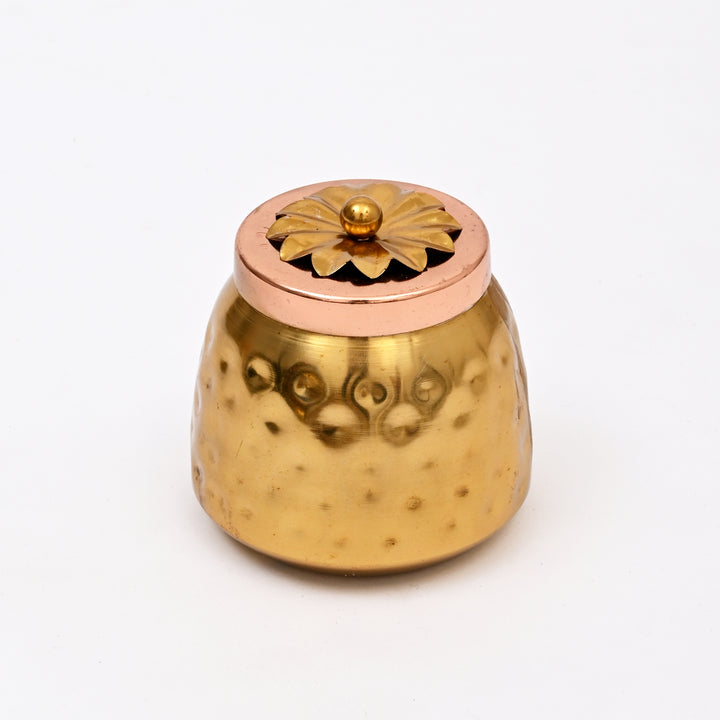 Midnight Mirage Soy Candle | Golden Metal Jar Essential Oil Aroma Gift