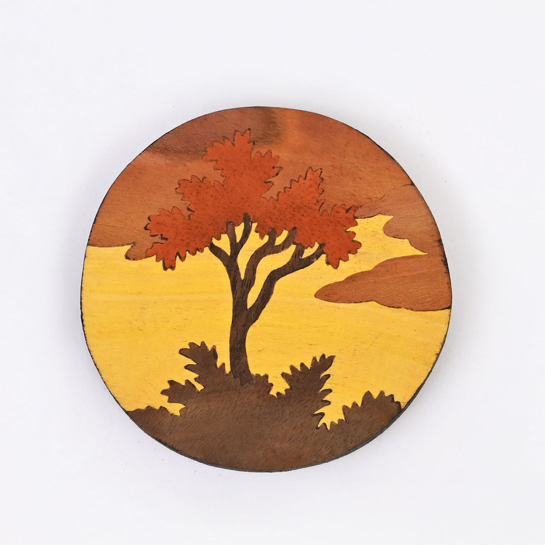 Nature Tree Fridge Magnet | Natural Wood Art