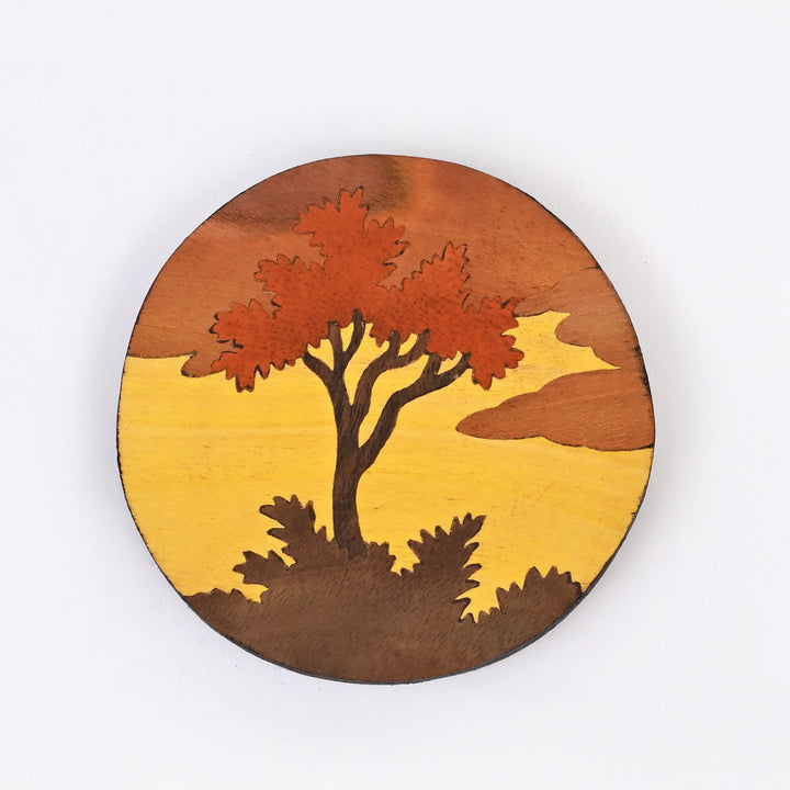 Nature Tree Fridge Magnet | Natural Wood Art